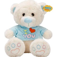 Sunman 8311 Sun-Jhn-Pff-Sk Peluş Ayı Oturan Love Tshırtlü 40 cm 2r