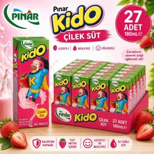 Pınar Kıdo Çilekli Süt 180 ml x 27 Adet