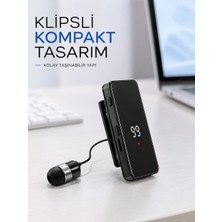 Arvonx Tek Kulaklıklı Klipsli Kompakt Tasarım Bluetooth Kulaklık