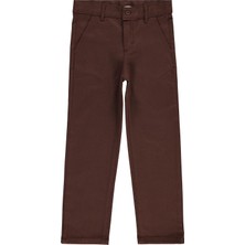 Civil Boys 3 Cepli Chıno 6-9 Yaş Pantolon - Kahverengi