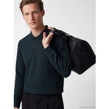 Lc Waikiki Yeni Sezon Polo Yaka Çizgili Erkek Sweatshirt