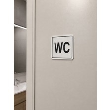 Korkmaz Group Levha Pano Pvc Sembol Bay Wc Levhası 12X12 cm