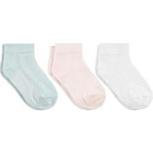 Civil Girls Basic Soft 3'lü 3-11 Yaş Kız Çocuk Patik Çorap