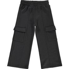 Civil Girls Kargo Cepli 6-9 Yaş Eşofman Altı - Gri