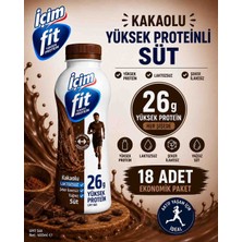 İçim Içim Fit Kakaolu Yüksek Proteınlı Laktozsuz Süt 400 ml x 18 Adet