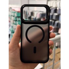 Miscase iPhone 18 Pro Max Aras Standlı Mat Buzlu Magsafe Kılıf