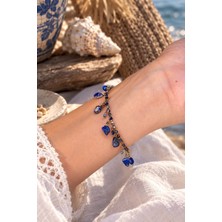 By Song Atelier Lapis Lazuli Sallantılı Doğaltaş Bileklik