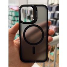 Miscase iPhone 17 Aras Standlı Mat Buzlu Magsafe Kılıf