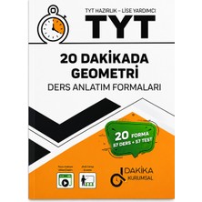 Dakika Yayınları 20 Dakikada Tyt Geometri Ders Anlatım Formaları – 20 Forma 57 Ders 57 Test – Video Çözümlü Yks Tyt Geometri Hazırlık Kitabı