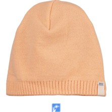 Kardelen Butik Denizli Unisex Çocuk Elastik Soft Bere 3-8 Yaş ( Şeftali Rengi )