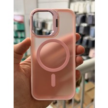 Miscase iPhone 17 Aras Standlı Mat Buzlu Magsafe Kılıf