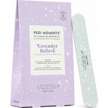 Voesh New York Pedi In A Box Deluxe Pedikür 4 Adımlı Set Lavender + Törpü Set (Lavanta)
