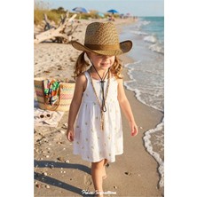 PIECE SIGNATURE Çocuklar Için Hasır Güneş Şapkası ( 3-8 Yaş ) ( Unisex )