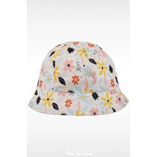 PIECE SIGNATURE %100 Polyester Kız Çocuklar Için Güneş Şapkası ( 4-8 Yaş ) ( Size 52 )