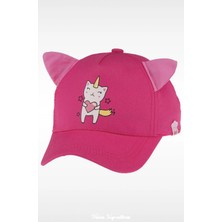 PIECE SIGNATURE %100 Pamuk Kız Bebe Şapkası ( 1-3 Yaş ) ( 50 cm )