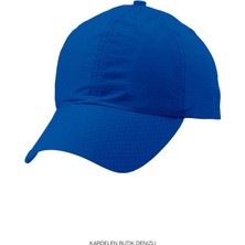 Kardelen Butik Denizli Çabuk Kuruyan,fileli,micro Unisex Şapka (Golf, Tenis,koşu,yürüyüş ve Kamp Şapkası) (Sax Mavisi)
