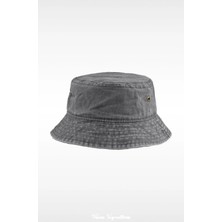 PIECE SIGNATURE %100 Pamuk Çocuklar Için Balıkçı Şapkası ( 4-8 Yaş ) ( Size 52 )