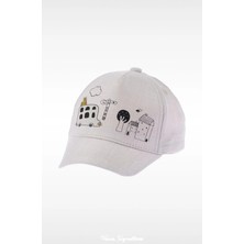 PIECE SIGNATURE %100 Pamuk Erkek Çocuk Için Güneş Şapkası ( 1-3 Yaş ) ( Size 48-50 )