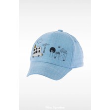 PIECE SIGNATURE %100 Pamuk Erkek Çocuk Için Güneş Şapkası ( 1-3 Yaş ) ( Size 48-50 )