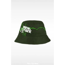 PIECE SIGNATURE %100 Pamuk Erkek Çocukları Için Güneş Şapkası ( 4-8 Yaş ) ( Size 52 )