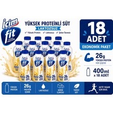 İçim Içim Fıt Vanılya Laktozsuz Yüksek Proteınlı Süt 400 ml x 18 Adet