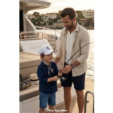 PIECE SIGNATURE %65 Pamuk %35 Polyester, Erkek Çocukları Için Şapka ( 5-8 Yaş ) ( Size 50-53 cm )