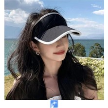 PIECE SIGNATURE Çabuk Kuruyan, Anti Uv Güneş Korumalı Geniş Vizör Şapka