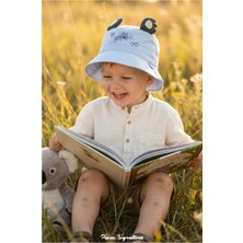 PIECE SIGNATURE %100 Pamuk, "minik Maceracılar'' Için Tasarlanan ''sevimli Koala'' Temalı Şapka ( 1-4 Yaş ) ( Size 47-50 cm )