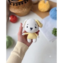 Amigurumi Sarı Oyuncaklar Penguen ve Köpek
