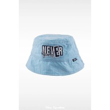 PIECE SIGNATURE %100 Pamuk Erkek Çocukları Için Güneş Şapkası ( 4-8 Yaş ) ( Size 52 )