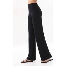 Penye Bizden Extra Yumuşak Uzun Viskon Pantolon Home&Outdoor-Siyah