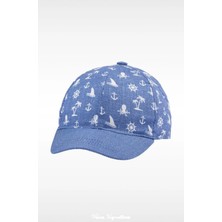 PIECE SIGNATURE %100 Pamuk Erkek Çocukları Için Güneş Şapkası ( 1-3 Yaş ) ( Size 48-50 )