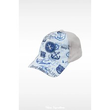 PIECE SIGNATURE %100 Pamuk, Erkek Çocuk, Baskılı Şapka ( 4-8 Yaş ) ( 52 cm )