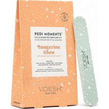 Voesh New York Pedi In A Box Deluxe Pedikür 4 Adımlı Set Tangeriıne + Törpü Set (Mandalina)