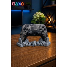 Veriqo 3D Ps5 Uyumlu Gamepad Standı Kristal Tasarımlı Oyun Kolu Tutucu Masaüstü Controller Standı