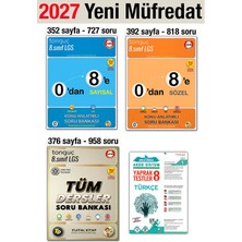 Tonguç Akademi 8. Sınıf 2027 0'dan 8'e Tüm Dersler Konu Anlatımlı Soru Bankası Seti Lgs