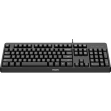 Philips Phılıps Kablolu  Klavye SPK6207BLB Siyah