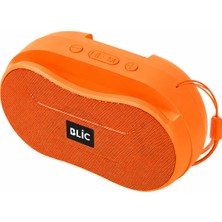 Blic Bls-96 6W Bluetooth Hoparlör – Telefon Standlı, 1200MAH, USB Tf Kart Destekli Askılı Taşınabilir Speaker Turuncu