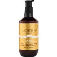 Voesh New York Vegan Vücut Ve El Kremi-Imperial Gold (Altın)   829 Ml