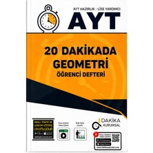 Dakika Yayınları 20 Dakikada Ayt Geometri Öğrenci Defteri – Video Çözümlü Konu Anlatımlı – Akıllı Tahta Uyumlu Yks Ayt Geometri Hazırlık Kitabı