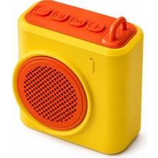 Blic Bls-92 6W Bluetooth 5.4 Kablosuz Hoparlör 1200MAH USB Tf Kart Type-C Askılı Taşınabilir Mini Speaker Sarı