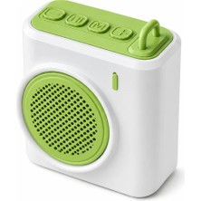 Blic Bls-92 6W Bluetooth 5.4 Kablosuz Hoparlör 1200MAH USB Tf Kart Type-C Askılı Taşınabilir Mini Speaker Beyaz