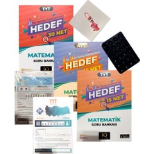 IQ Yayınları Hedef 15+Hedef 30 Tyt+Ayt Hedef 15 Üç 'lü Set+Kr Akademi ve Üç Dört Beş Yayınları Deneme+Vantuz+Çanta Süsü