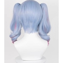 Hatsune Miku Rabbit Hole Anime Cosplay Peruk Sentetik