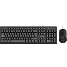 Philips Phılıps Kablolu Klavye&mouse Set SPT6234 Siyah