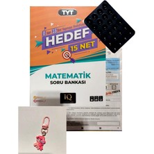 IQ Yayınları Hedef 15 Matematik Soru Bankası+Üç Dört Beş Tyt Deneme+Çanta Süsü+Vantuz
