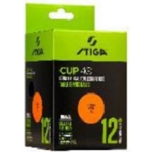 Stiga Stıga 1110-2503-12 Table Tenis Ball Cup Orange - Pinpon Topu Turuncu 12'li