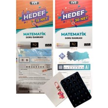 IQ Yayınları Hedef 15+Hedef 30 Tyt Matematik+Kr Akademi ve Üç Dört Beş Tyt Deneme+Vantuz+Çanta Süsü