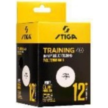 Stiga Stıga 1110-2610-12 Table Tenis Ball Traınıng Whıte - Pinpon Topu Beyaz Antreman 12 Li