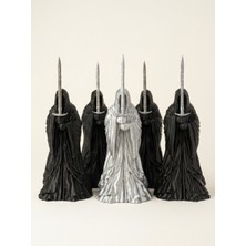 By Konseptt Nazgül 5'li Set Figür 15 cm - Kılıçlı Karanlık Süvariler Koleksiyon Biblo